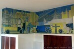 Wandschilderingen Leo Visser.
<br/>
Gert-Jan Lobbes, 2016-01-25